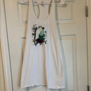 Pretty Lights x Sara Bott White Tank Dress